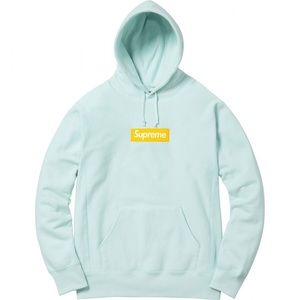 Supreme Icy Blue Box Logo Large (Worn 3x!)